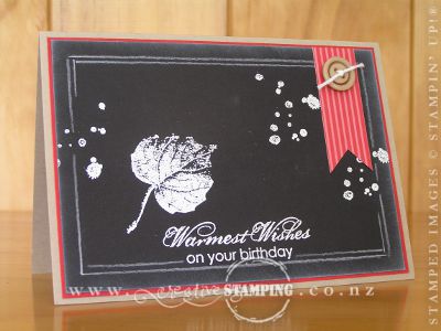 Masculine Chalkboard Birthday Card