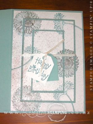 Jennie's Triple-Time Stamping Birthday Card
