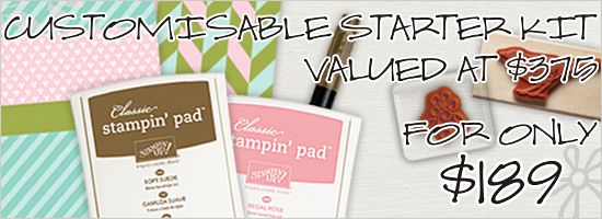 Customisable Starter Kit (valued at $375) for only $189!