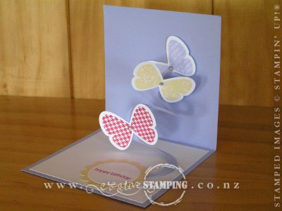 Butterfly Spiral Pop-up Card - Kristine McNickle - Independent Stampin ...