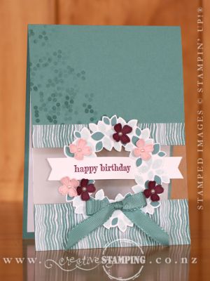 Wondrous Wreath Birthday Card - Kristine McNickle - Independent Stampin ...