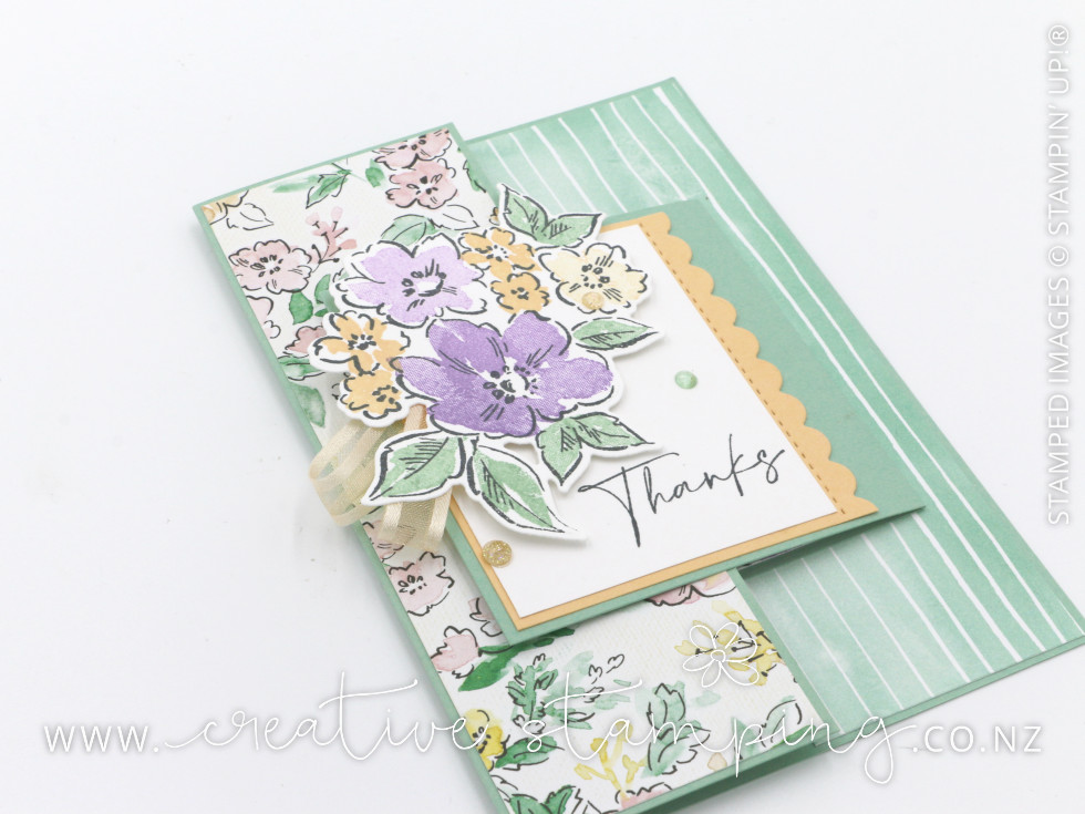 Joy-Fold Thank You Card - Kristine McNickle - Independent Stampin' Up ...